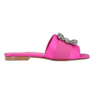 Manolo Blahnik Martamod Flat Purple - NWT